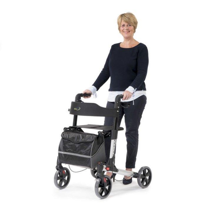 MultiMotion Rollator Double MultiMotion - kleur zilver, Diversen, Verpleegmiddelen, Ophalen of Verzenden