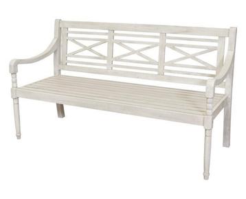 Louis 3-seater bench greywash FSC 100% beschikbaar voor biedingen