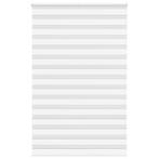 vidaXL Zebra rolgordijn 140x230 cm stofbreedte 135,9cm, Verzenden, Nieuw, Wit