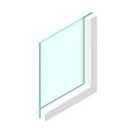 Enkel glas 4 mm, Doe-het-zelf en Verbouw, Glas en Ramen, Ophalen of Verzenden, Nieuw