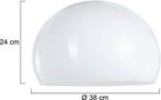 2dekans | Steinhauer - Lampenkap - Rond 38 cm - Kunststof -, Ophalen of Verzenden, Zo goed als nieuw