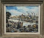 Raymond Besse (1899-1969) - NO RESERVE - Rivière et fumée