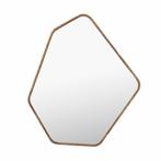 *WOONWINKEL* Dutchbone Bryn Walnoot Spiegel Geometrisch, Huis en Inrichting, Woonaccessoires | Spiegels, Verzenden, Nieuw