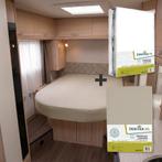 Textielpakket Queensbed/Eilandbed - 1 molton met 1 jersey, Verzenden, Nieuw, Wit