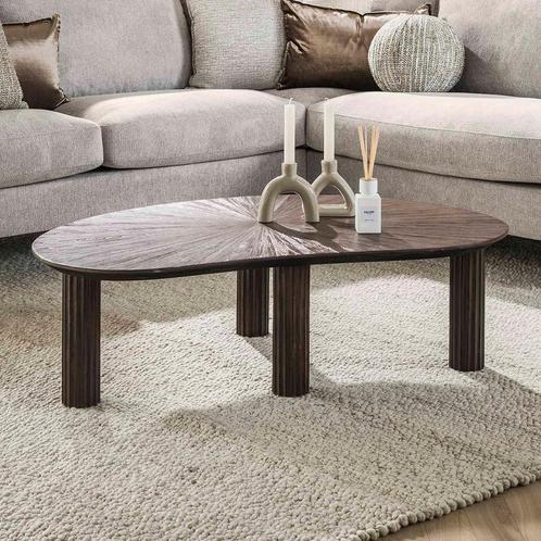 *WOONWINKEL* Salontafel Bruin Teakhout Organisch, Huis en Inrichting, Tafels | Salontafels, Nieuw, Verzenden