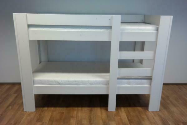 Stapelbed Vurenhout - Alle maten mogelijk, Huis en Inrichting, Slaapkamer | Stapelbedden en Hoogslapers, 200 cm, Nieuw, Stapelbed