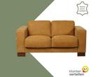 Leren bank Clear - 2 zits, Bohemian, Eigentijds, Modern, Retro, Vintage, 150 tot 200 cm, Nieuw, Ophalen of Verzenden