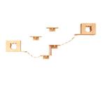 Katten klimwand - katten klimmuur - 2 huisjes 2 hangbruggen, Dieren en Toebehoren, Verzenden, Nieuw