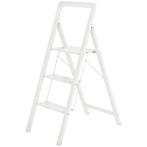 TRUUSK Opvouwbare Trapladder 3 Treden - Anti-slip - Lichtgew, Verzenden, Nieuw