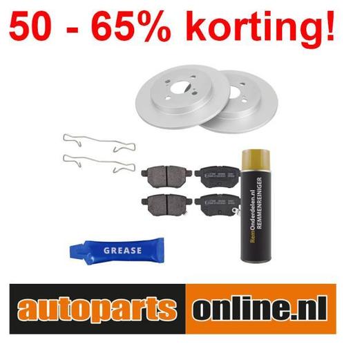 Remschijven + Remblokken Toyota Yaris achterzijde, Auto-onderdelen, Besturing, Nieuw, Toyota, Verzenden