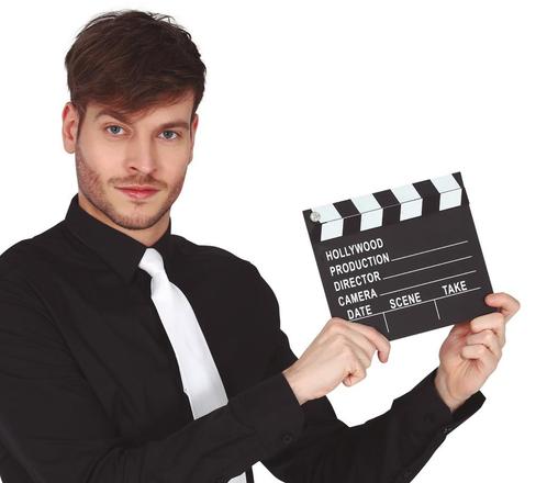 Clapperboard 20cm, Hobby en Vrije tijd, Feestartikelen, Nieuw, Verzenden