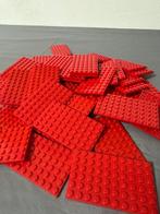 Lego Onderdelen - 50 Peças (385gr) Red, Plate 6 x 10, Nieuw