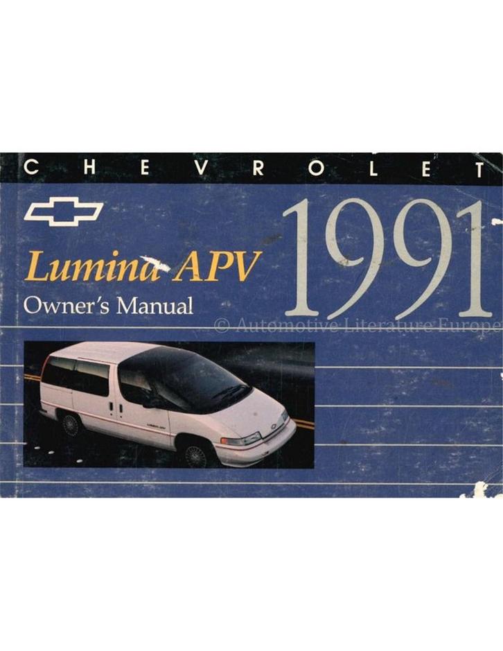 1991 CHEVROLET LUMINA INSTRUCTIEBOEKJE ENGELS (USA), Auto diversen, Handleidingen en Instructieboekjes