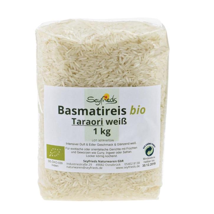 BIO-Basmatirijst Taraori Premium Wit lange korrel - 1 kg, Sport en Fitness, Gezondheidsproducten en Wellness, Ophalen of Verzenden