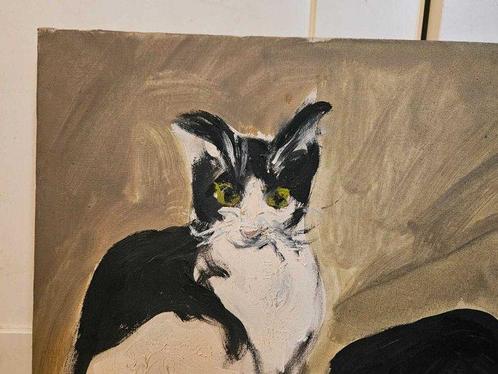 Europese school (XX) - Gatos surrealistas, Antiek en Kunst, Kunst | Schilderijen | Klassiek