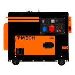 T-Mech Stille Diesel generator - Driefasig 400V - Gesloten, Doe-het-zelf en Verbouw, Aggregaten, Nieuw, Verzenden