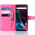 ProGuard - OnePlus 7 Pro Hoesje Wallet Flip Case Roze, Nieuw, Hoesje of Tasje, Verzenden