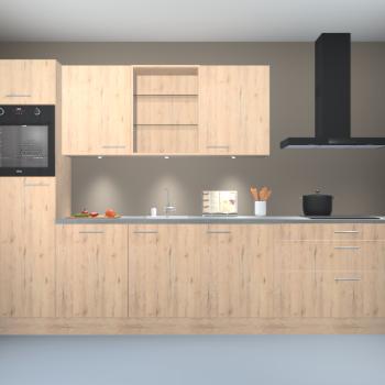 Madera natuur keuken Marrakech 21817, Huis en Inrichting, Keuken | Complete keukens, Verzenden