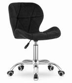 Bureaustoel AVOLA - ergonomisch - velour - zwart, Huis en Inrichting, Bureaustoelen, Ophalen of Verzenden, Nieuw