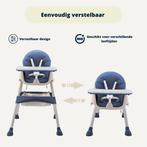 ComfyKidz 3 in 1 Blauw Kinderstoel! Nieuw in Doos!, Kinderen en Baby's, Kinderstoelen, Verzenden, Nieuw, Meegroeistoel, Afneembaar eetblad