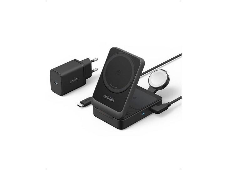 Anker MagGo - 3-in-1 Oplaadstation - 15W Draadloos Snelladen, Huis en Inrichting, Woonaccessoires | Overige, Zo goed als nieuw
