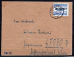 Duitse Rijk 1944 - Feldpost Rhodos brief met kentekenplaat, Gestempeld
