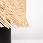 De Rattan Tafellamp - Zwart Naturel, Verzenden, Nieuw
