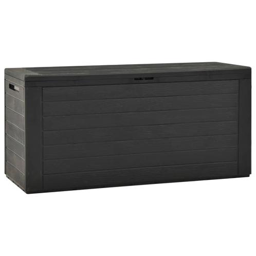 vidaXL Tuinbox 116x44x55 cm antraciet, Tuin en Terras, Overige Tuin en Terras, Nieuw, Verzenden