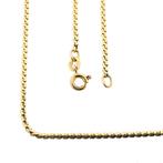 Gouden S-schakel ketting | 53,5 cm (unisex, gouden ketting), Sieraden, Tassen en Uiterlijk, Kettingen, Ophalen of Verzenden, Gebruikt