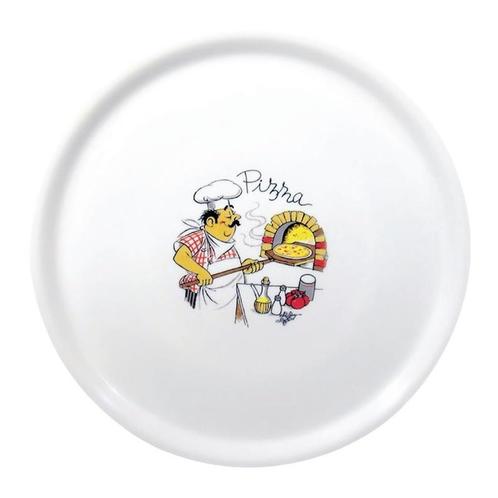 Pizzaborden | Porselein | Wit | 6 Stuks | Ø310mm Saturnia, Zakelijke goederen, Horeca | Keukenapparatuur, Nieuw in verpakking