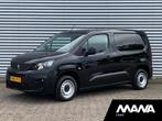 Peugeot Partner 1.5 BlueHDI Premium Airco Sensoren CruiseCon, Zwart, Nieuw, Lease, Partner