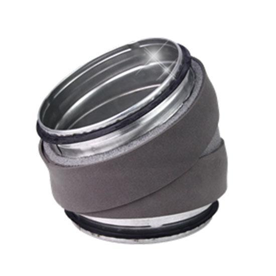 Geïsoleerde bocht 30 graden - 125 mm, Doe-het-zelf en Verbouw, Ventilatie en Afzuiging, Nieuw, Verzenden