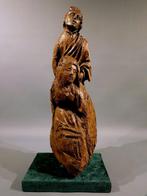sculptuur, Retabelgroep - 16e eeuw - 44 cm - Eik