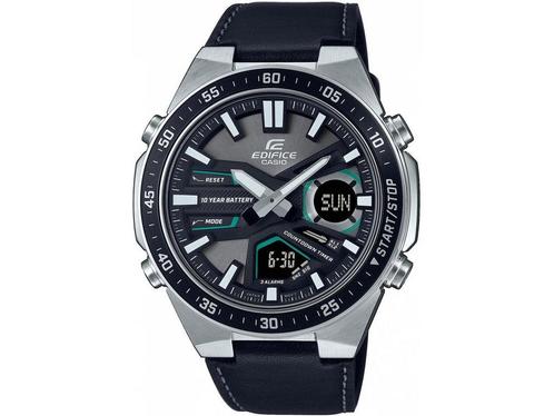 Casio Edifice EFV-C110L-1AVEF Herenhorloge 46,9 mm - Zwart, Huis en Inrichting, Woonaccessoires | Overige, Zo goed als nieuw, Verzenden