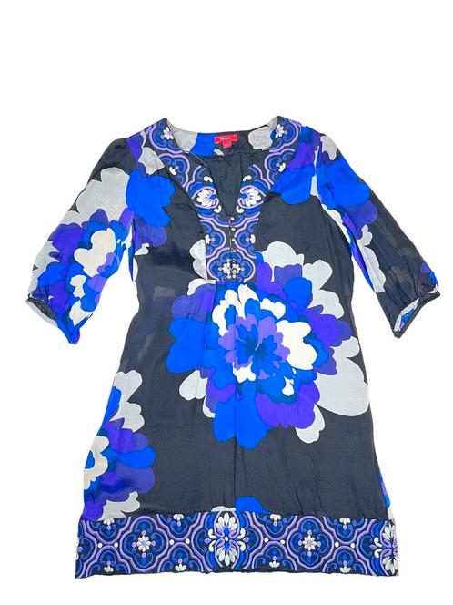 Mansoon jurk (100% zijde) Maat XL, Kleding | Dames, Jurken, Zo goed als nieuw, Ophalen of Verzenden