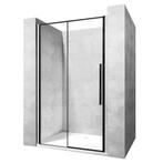 REA Schuifdouchedeur - Mat Zwart - Veiligheidsglas - 120x..., Ophalen of Verzenden, Nieuw