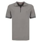 -48% Q1905  Q1905 Polo shirt stroke midden  maat S, Verzenden, Nieuw, Grijs