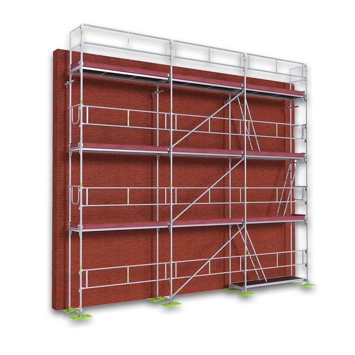 Rix RLS Steigers Complete Set 7.5x8m, Doe-het-zelf en Verbouw, Steigers, Gevelsteiger, Nieuw, 5 meter of hoger, Ophalen of Verzenden