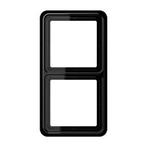 Jung CD500 afdekraam 2-voudig zwart - CD582SW, Doe-het-zelf en Verbouw, Elektra en Kabels, Nieuw, Stopcontact