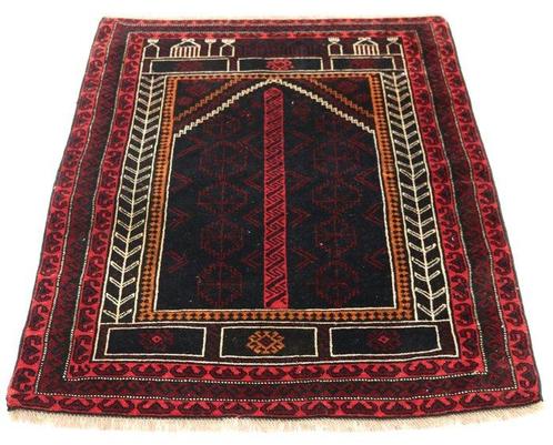 Belutsch Antieke Tapijten - Vloerkleed - 130 cm - 85 cm -, Huis en Inrichting, Stoffering | Tapijten en Kleden