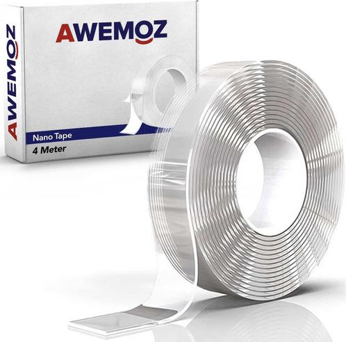 Dubbelzijdig nano tape 2,5cm x 4m Awemoz (1 rol), Zakelijke goederen, Kantoor en Winkelinrichting | Kantoorartikelen, Verzenden