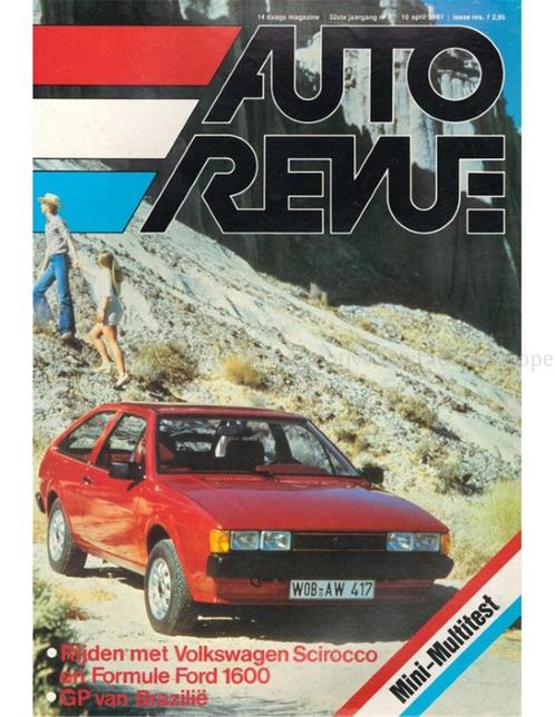 1981 AUTO REVUE MAGAZINE 08 NEDERLANDS, Boeken, Auto's | Folders en Tijdschriften