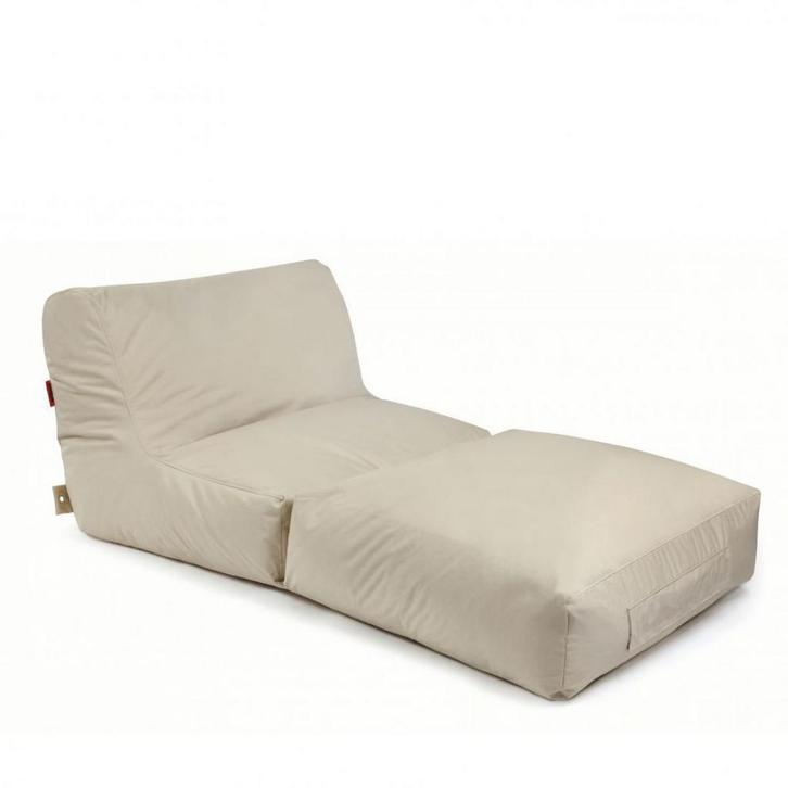 Peak Loungebed Plus Outdoor - beige, Tuin en Terras, Tuinsets en Loungesets, Verzenden