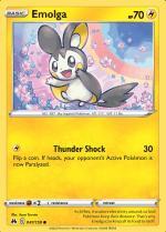 Emolga 047/159 Crown Zenith, Hobby en Vrije tijd, Verzamelkaartspellen | Pokémon, Losse kaart, Nieuw, Foil, Ophalen of Verzenden