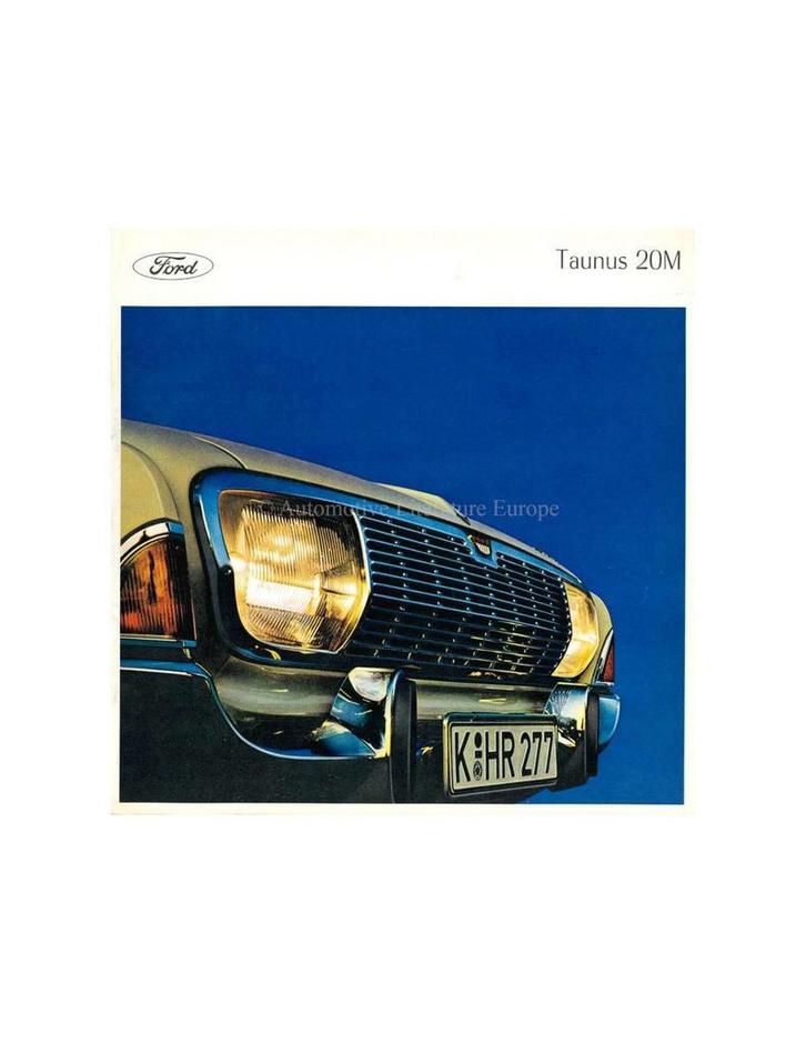 1965 FORD TAUNUS 20M BROCHURE NEDERLANDS, Boeken, Auto's | Folders en Tijdschriften, Ford