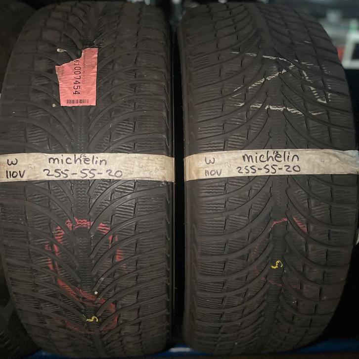 2x255-55-20 Michelin Winter 2x4.5m €50 Per Band 255 55 20, Auto-onderdelen, Banden en Velgen, 20 inch, Winterbanden, 255 mm, Personenwagen