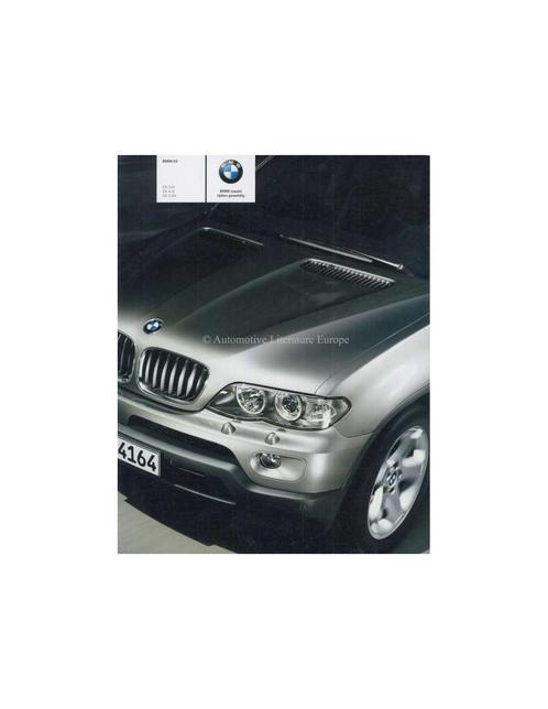 2003 BMW X5 BROCHURE NEDERLANDS, Boeken, Auto's | Folders en Tijdschriften, BMW