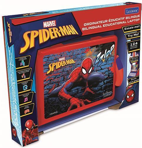 Spiderman Laptop met 124 activiteiten FR/EN, Kinderen en Baby's, Speelgoed | Overig, Verzenden