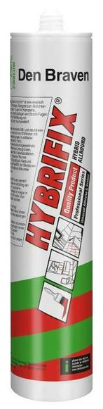 Zwaluw Kit / Den Braven Kit Hybrifix 290 ml Bruin, Doe-het-zelf en Verbouw, Isolatie en Afdichting, Ophalen of Verzenden, Nieuw