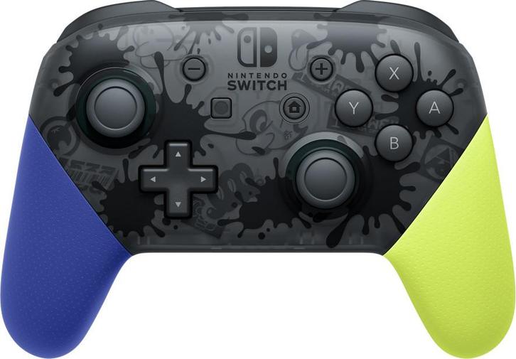 Nintendo Switch Pro Controller (Splatoon 3 Edition) (Nint..., Spelcomputers en Games, Spelcomputers | Nintendo Switch, Gebruikt
